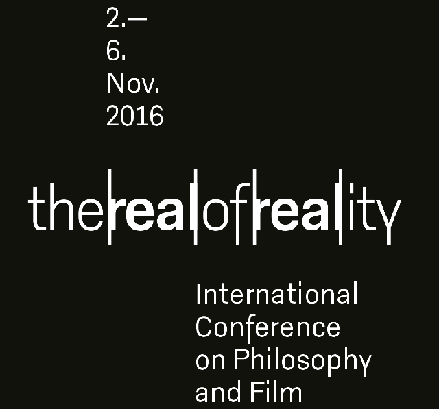 white letters on black ground: the real of reality