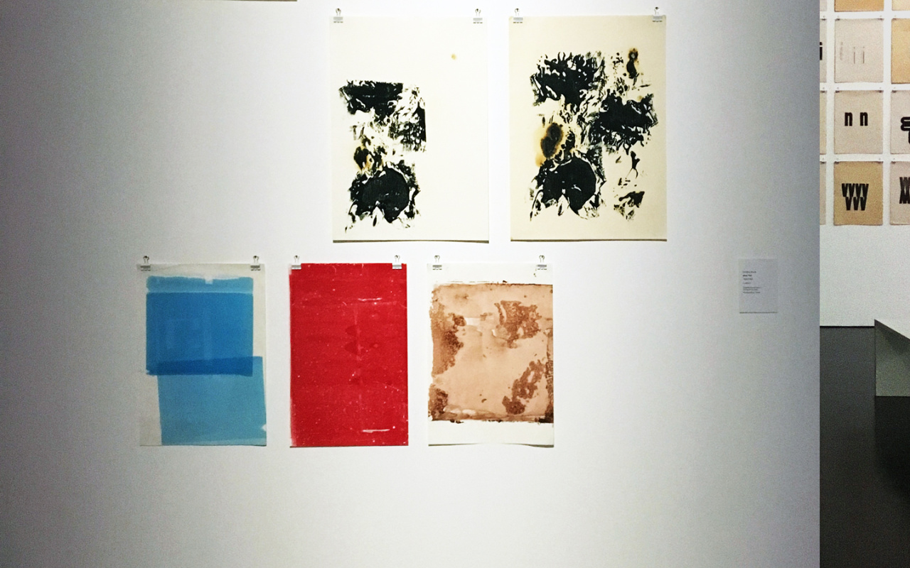 View of the exhibition »Hansjörg Mayer. The Smell of Ink«