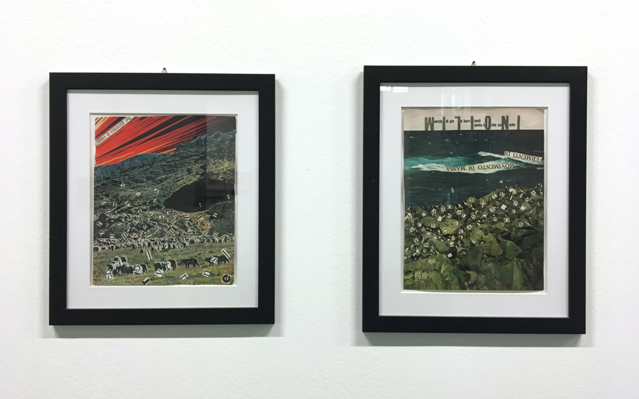 Blick in die Ausstellung »Nanni Balestrini. Wer das hir liest braucht sich vor nichts mehr zu fürchten«