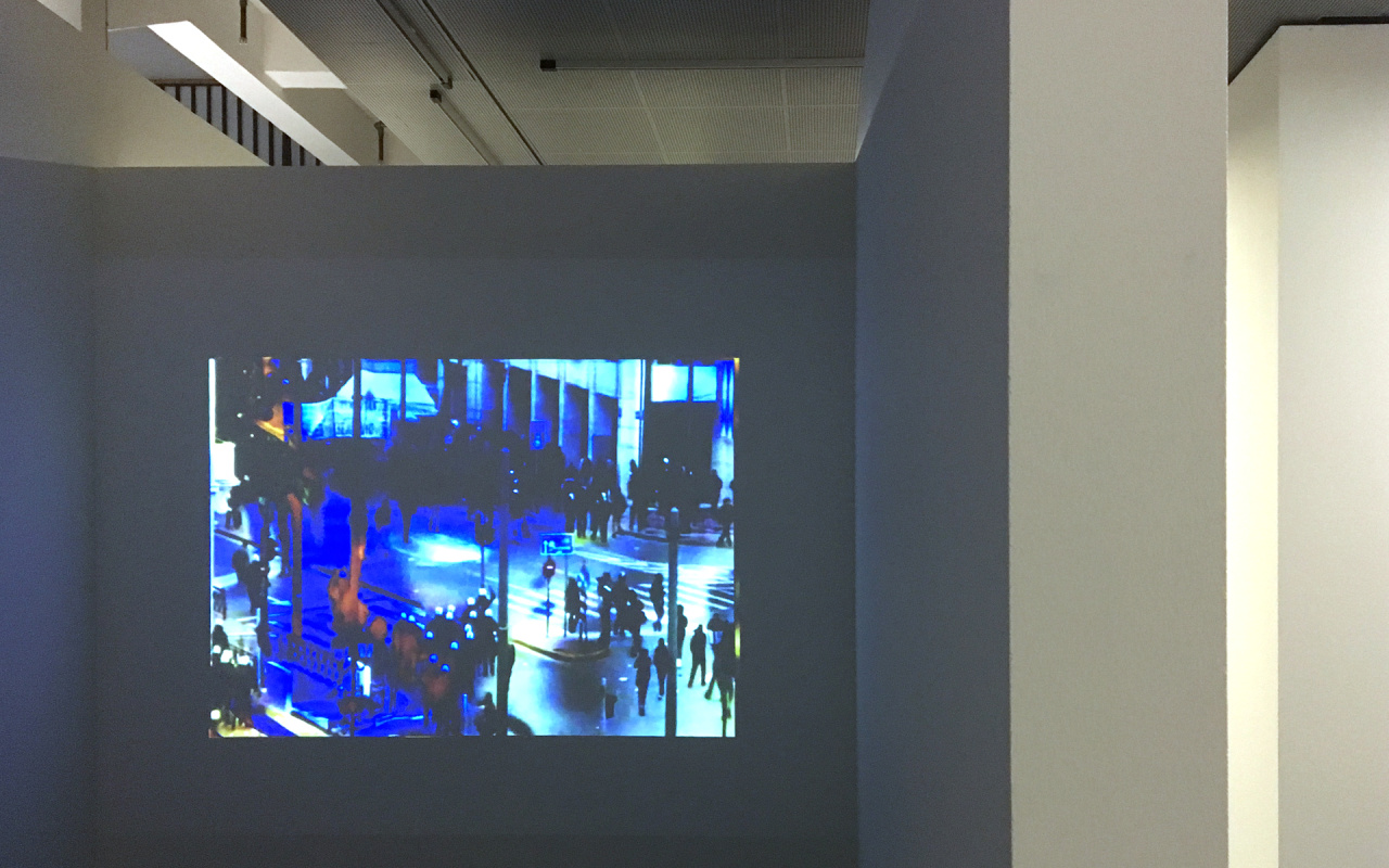 Blick in die Ausstellung »Nanni Balestrini. Wer das hir liest braucht sich vor nichts mehr zu fürchten«