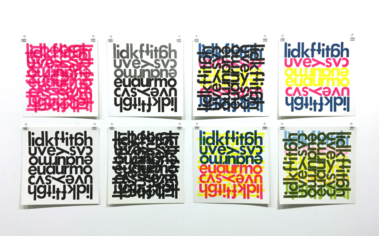View of the exhibition »Hansjörg Mayer. The Smell of Ink«