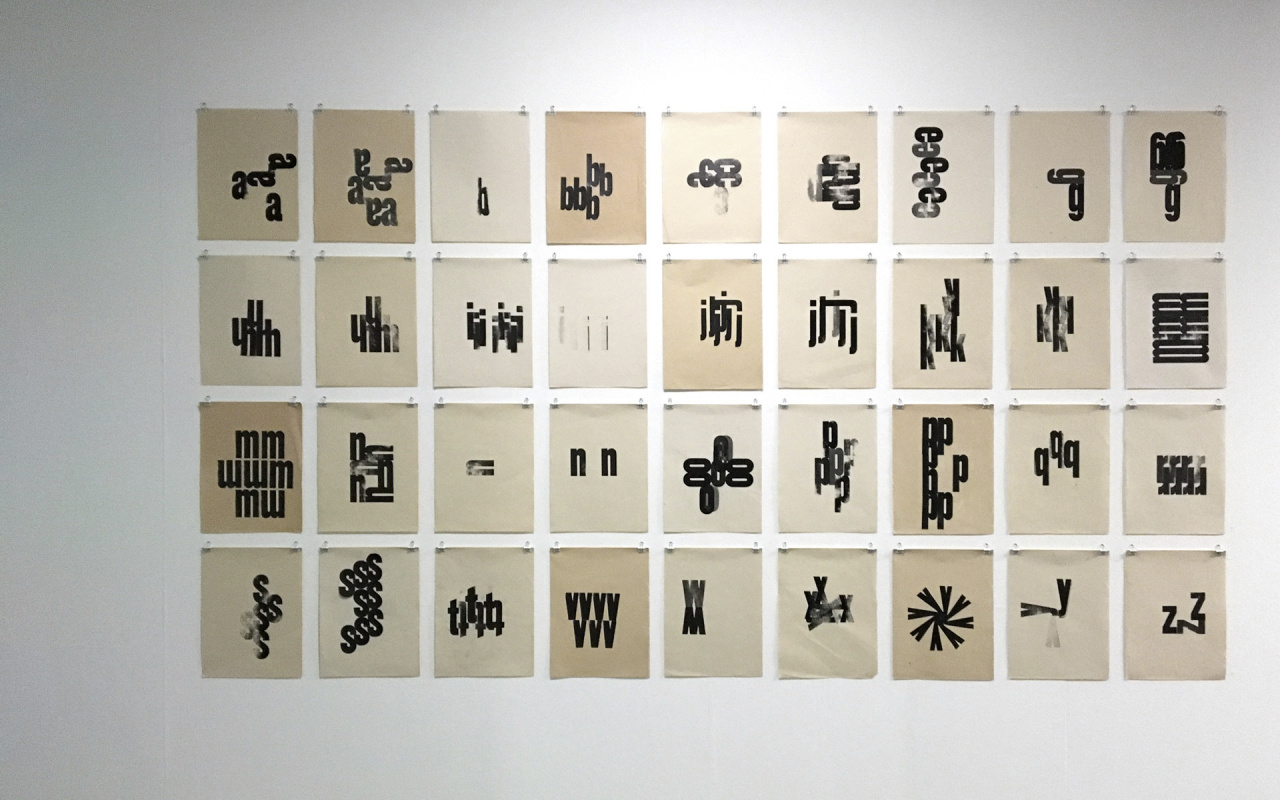 View of the exhibition »Hansjörg Mayer. The Smell of Ink«
