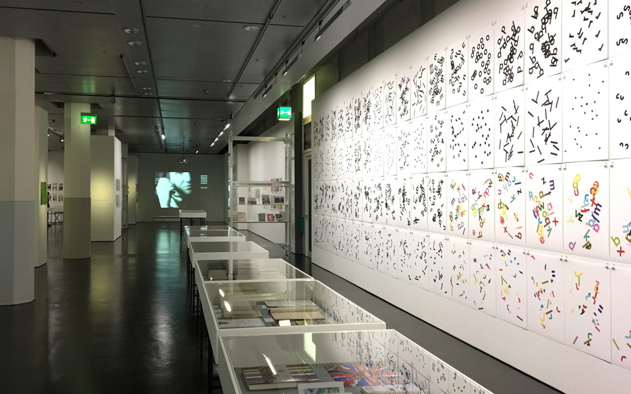 View of the exhibition »Hansjörg Mayer. The Smell of Ink«