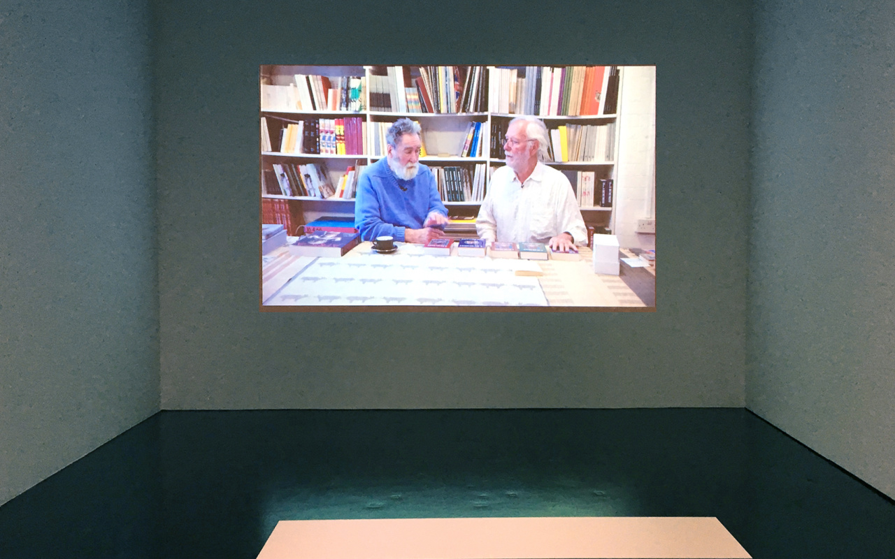 View of the exhibition »Hansjörg Mayer. The Smell of Ink«