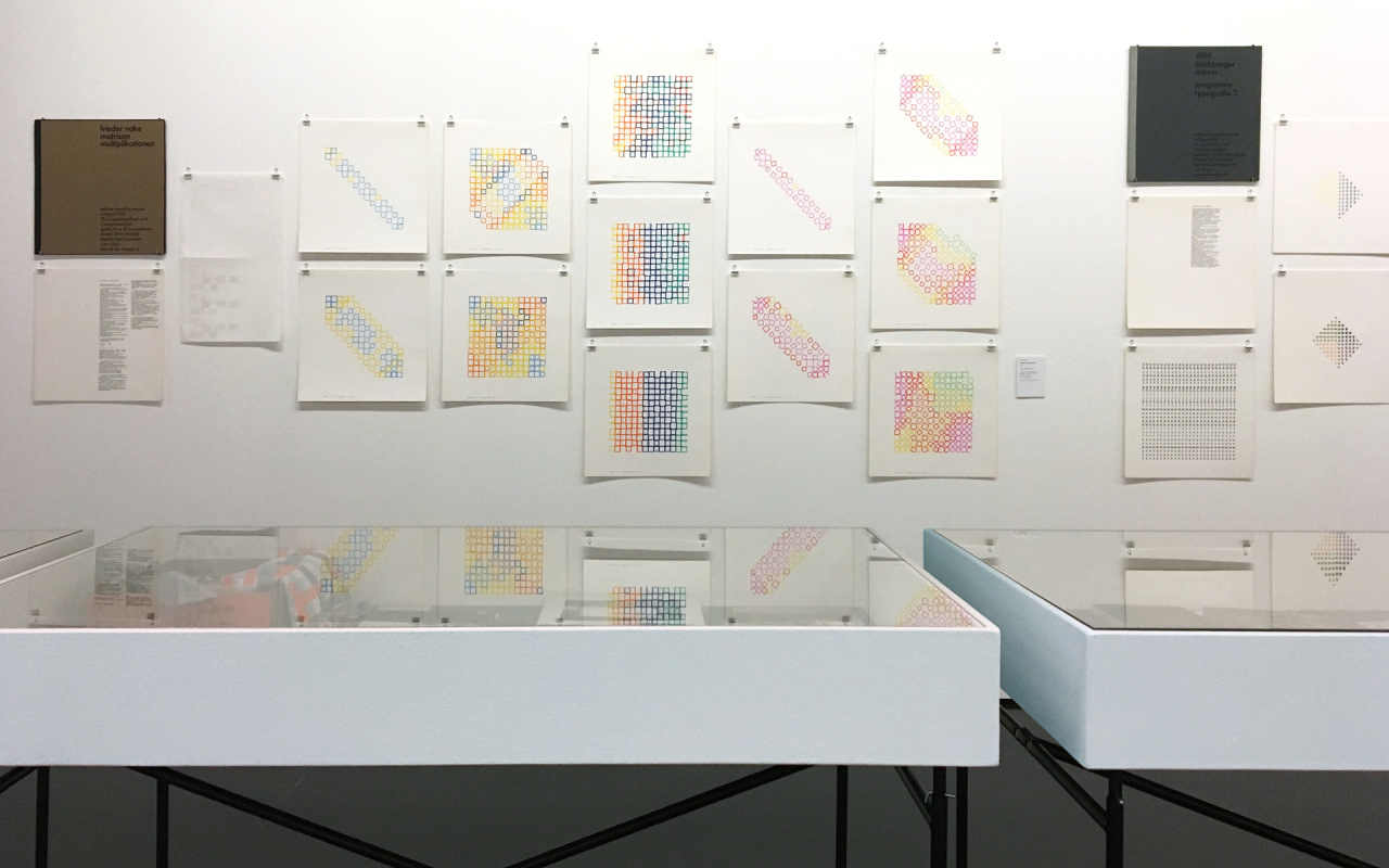 View of the exhibition »Hansjörg Mayer. The Smell of Ink«