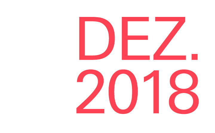  Schriftzug »Dez. 2018«