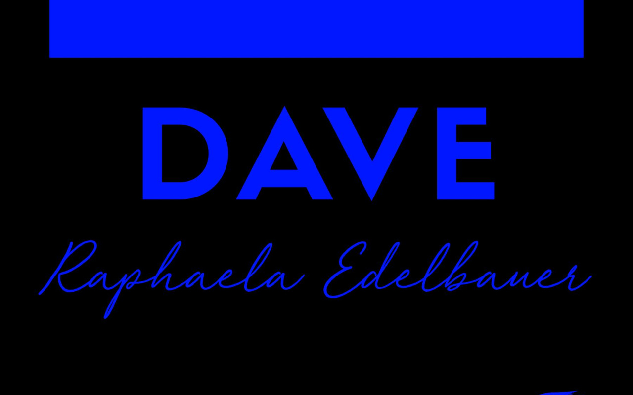 Cover des Romans »Dave« von Raphaela Edelbauer in schwarz und lila
