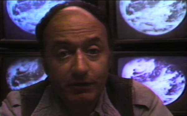 Videostill aus »TV to TV« von Aldo Tambellini