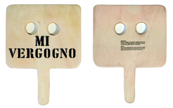 Gianfranco Baruchello, Mi vergogno, 2000