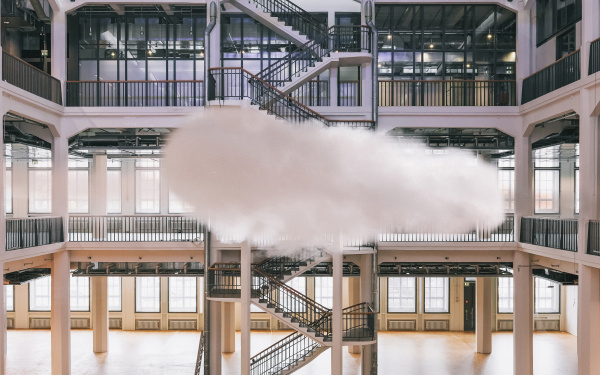 Eine Wolke im ZKM