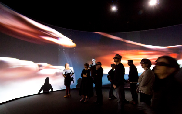 Blick in die Ausstellung »The Art of Immersion«