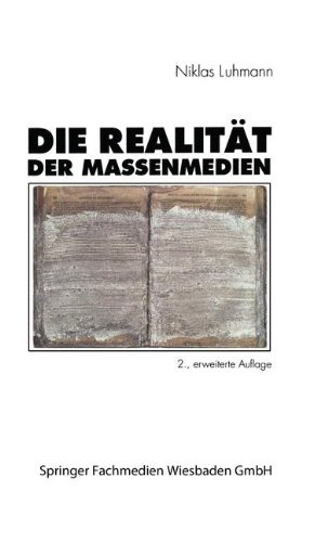 Buchcover von »Die Realtität der Massenmedien«