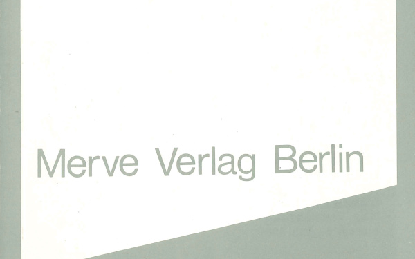 Paul Virilio: Geschwindigkeit und Politik, Berlin 1980.