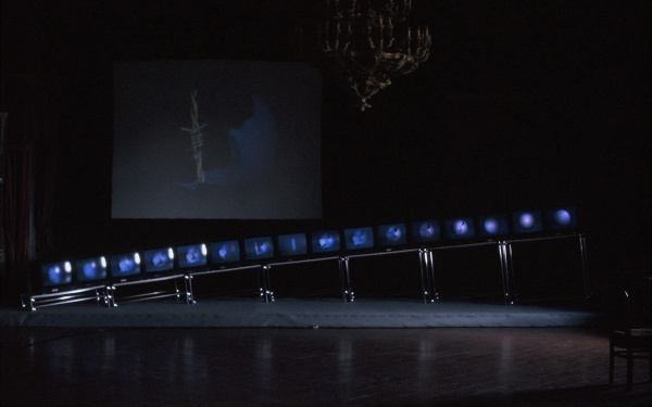  »Instantaneous«, 1987, computerbasierte Installation