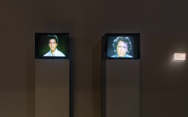 Blick in die Ausstellung »Writing the History of the Future. Signature Works of the Singular ZKM Media Art Collection«, 17. Dezember, 2021 - 3. April, 2022, Gwangju Museum of Art