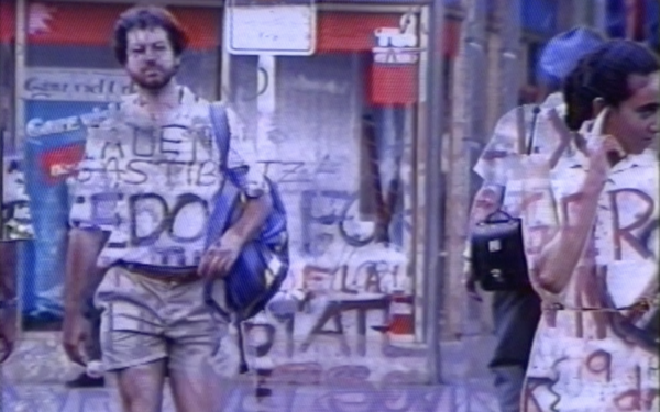 Frank Gillette, Ira Schneider, »Wipe Cycle«, 1969