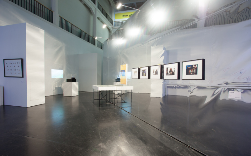 Images on a silver wall