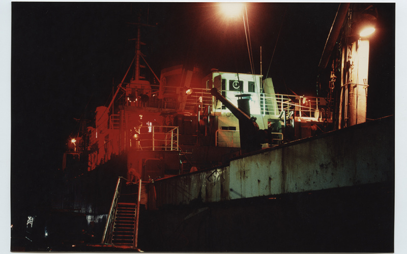Kunst-Raum-Schiff – MS Stubnitz, 1993. ZKM | Zentrum für Kunst und Medien Karlsruhe, Armin Medosch / ZKM-01-0135-02-0511