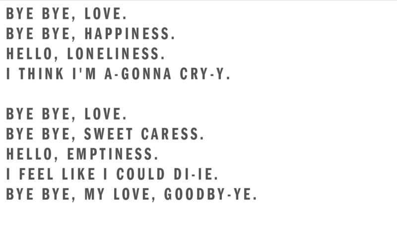 Michael Schirner, »BYE BYE«, 2011