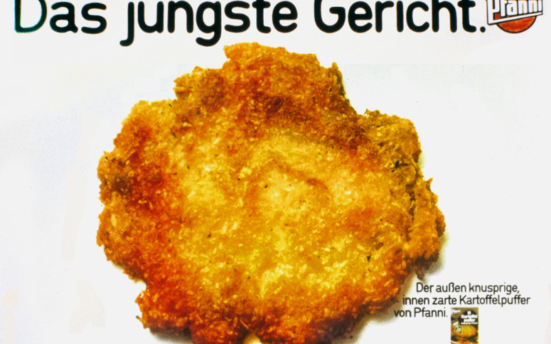 Michael Schirner, »Pfanni Puffer«, GGK Düsseldorf, 1975