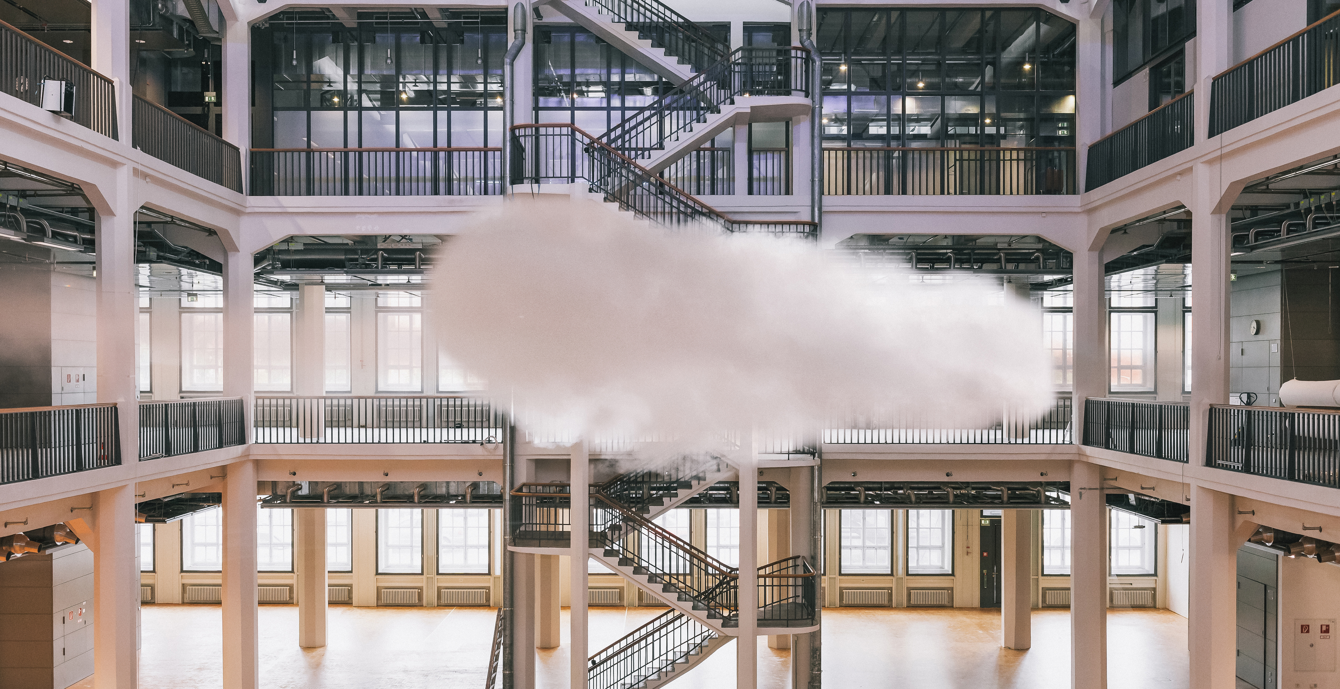 Eine Wolke im ZKM