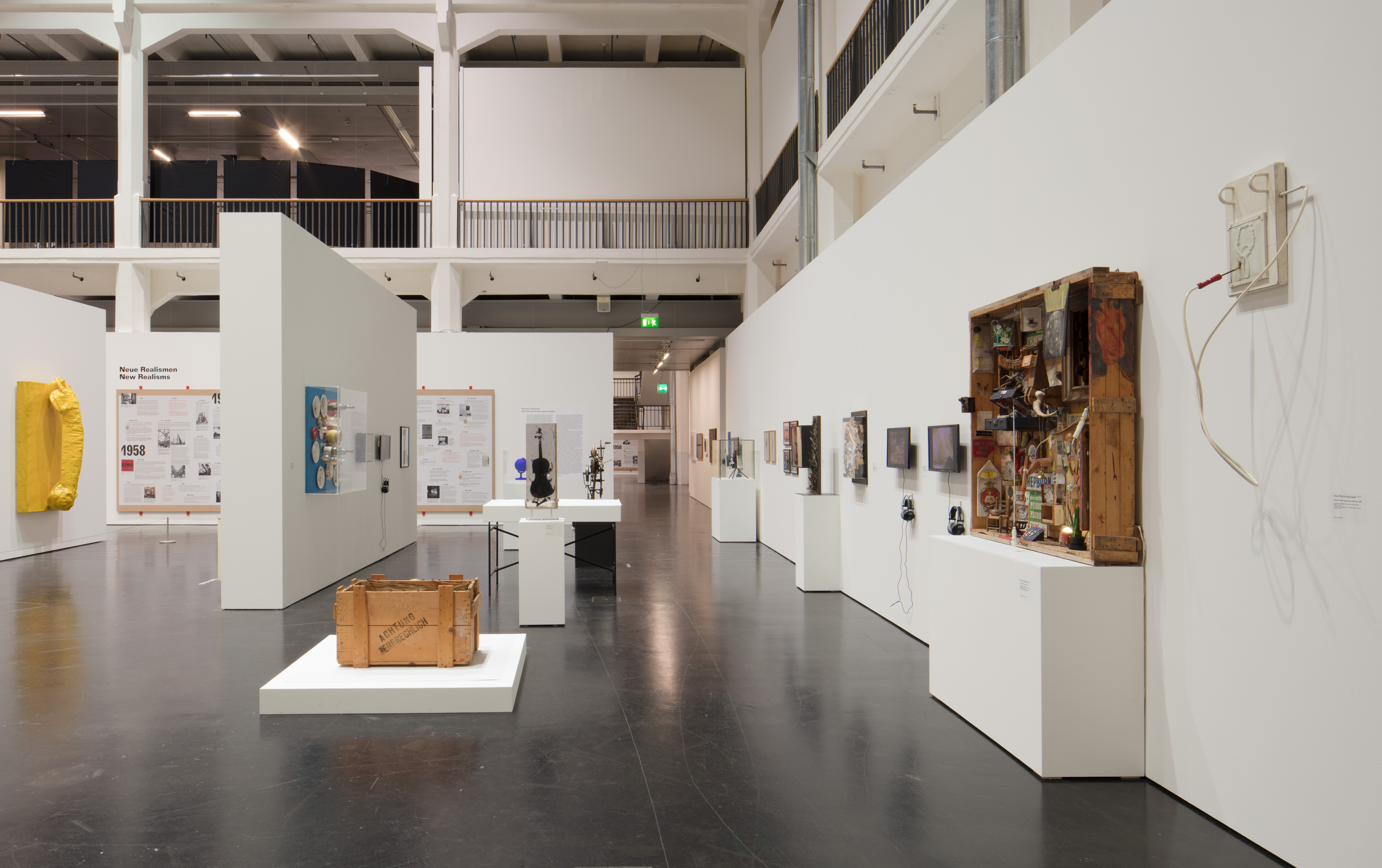 Blick in die Ausstellung »Kunst in Europa 1945-1968«.