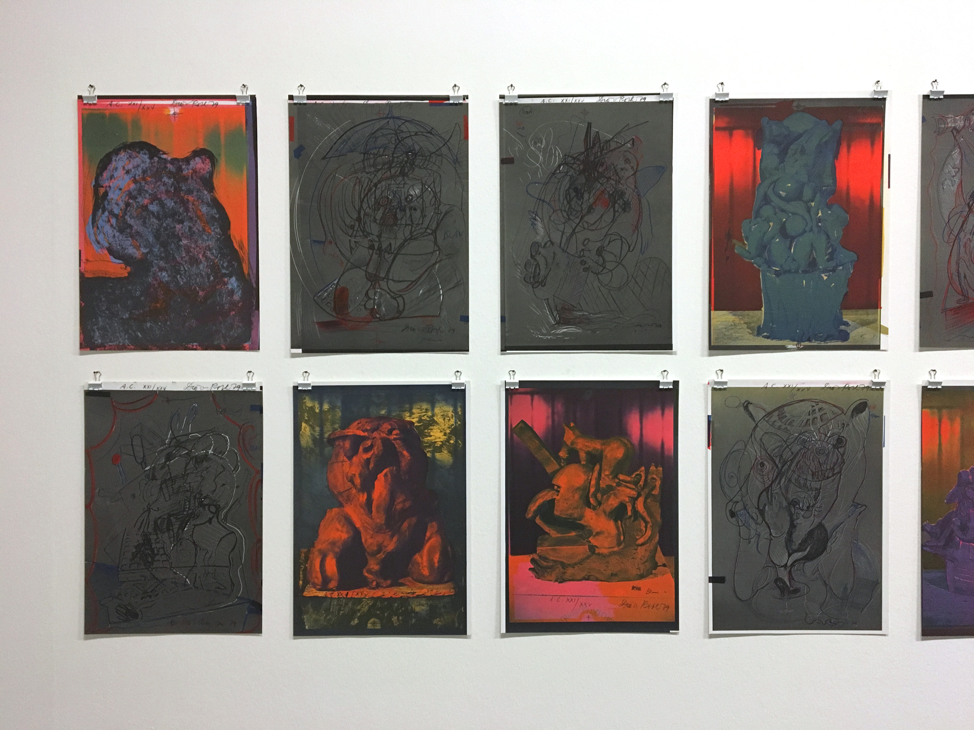 Blick in die Ausstellung »Hansjörg Mayer. The Smell of Ink«