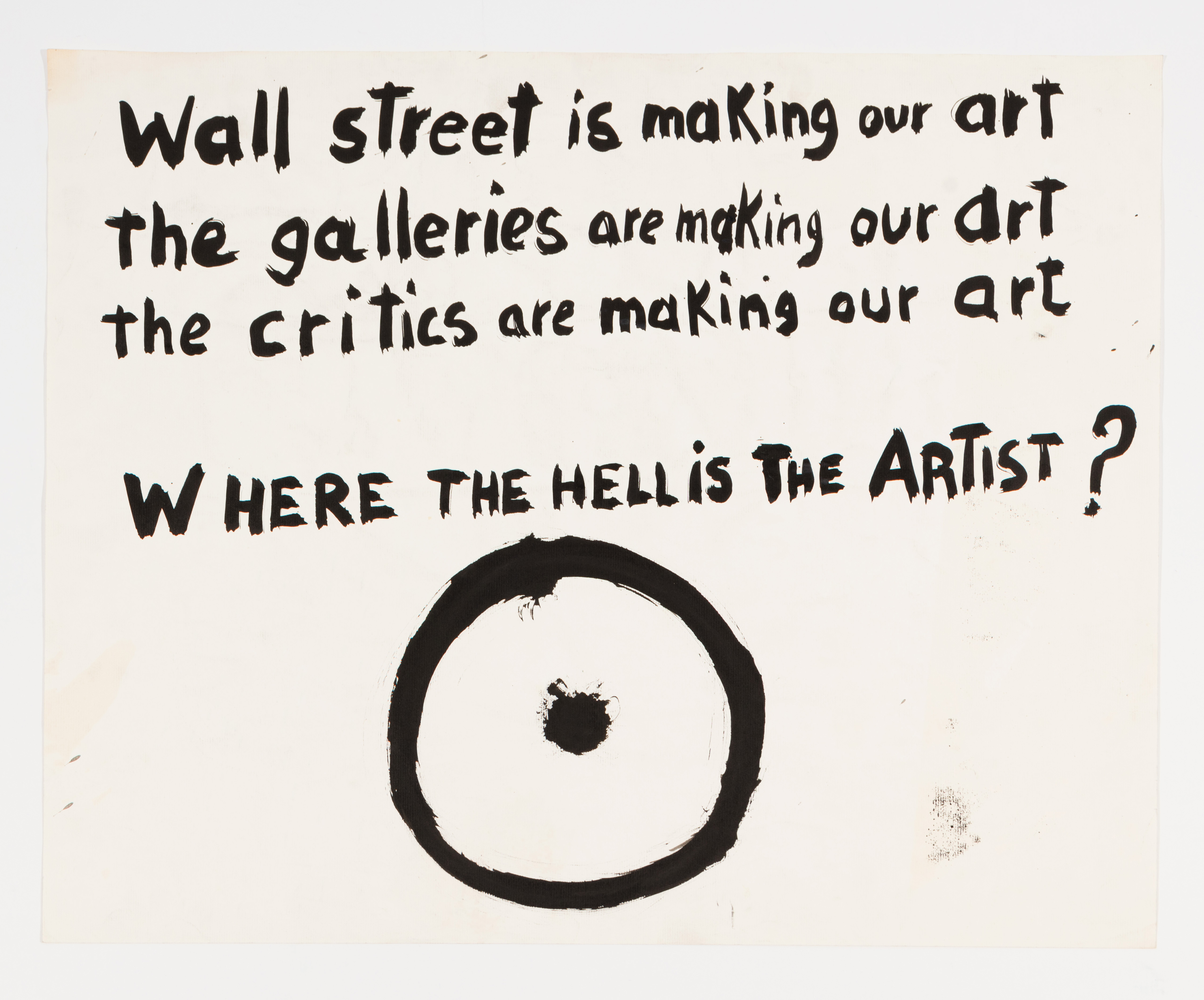 Aldo Tambellini, »Black Matters« - Where the hell is the artist