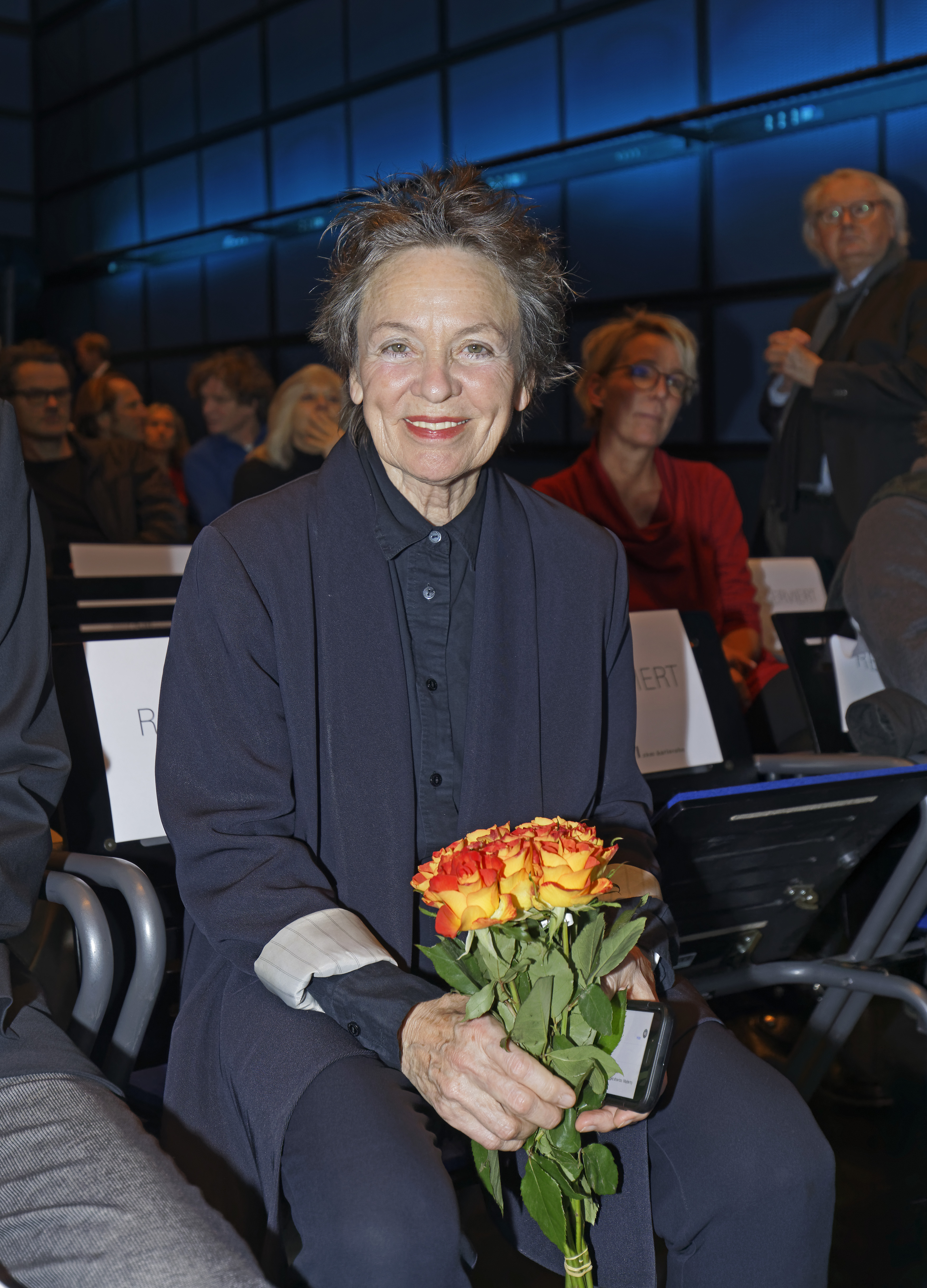 Laurie Anderson bei der Preisverleihung des Giga-Hertz-Preis 2017 