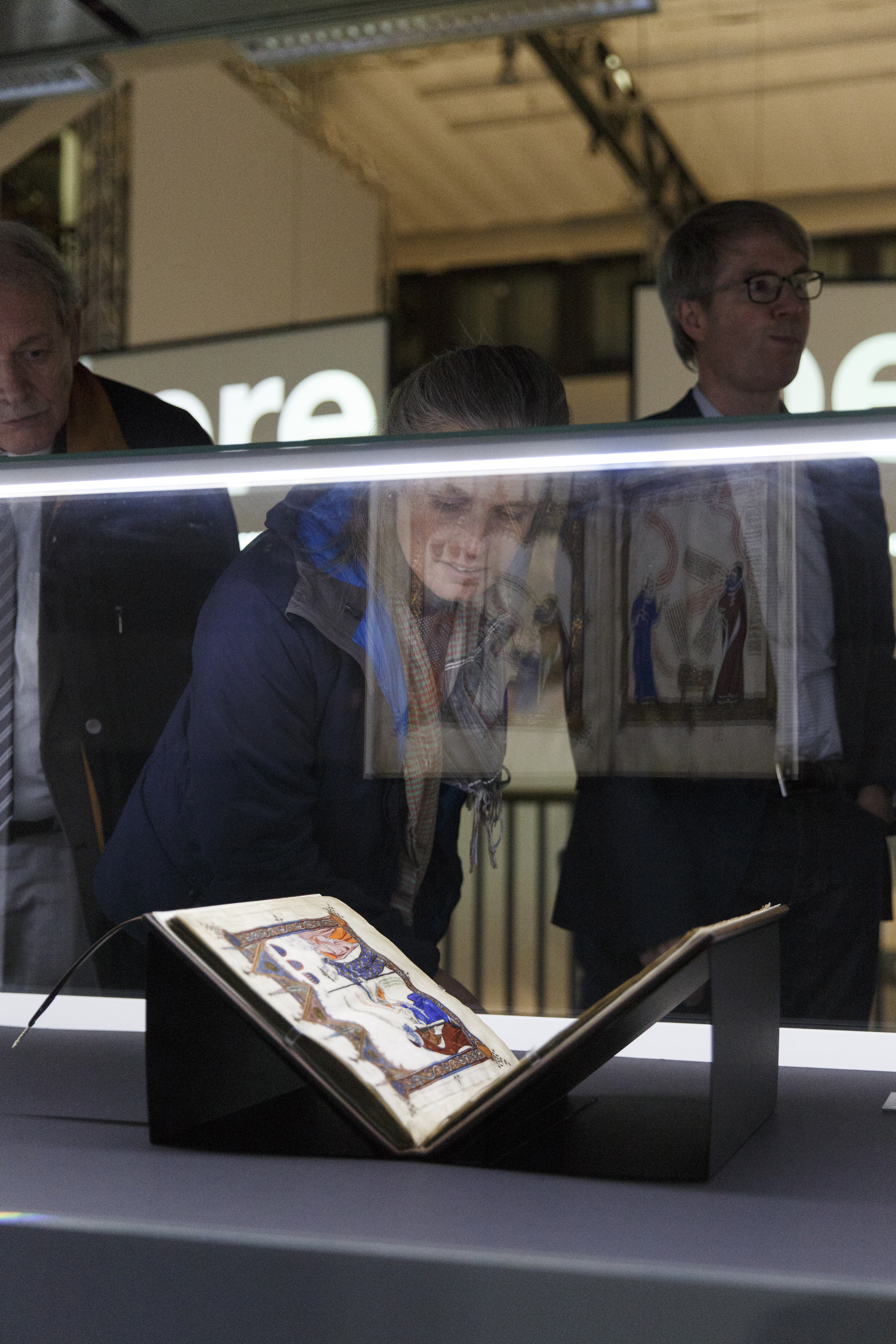 Blick in die Ausstellung »DIA-LOGOS. Ramon Llull und die Kunst des Kombinierens« 