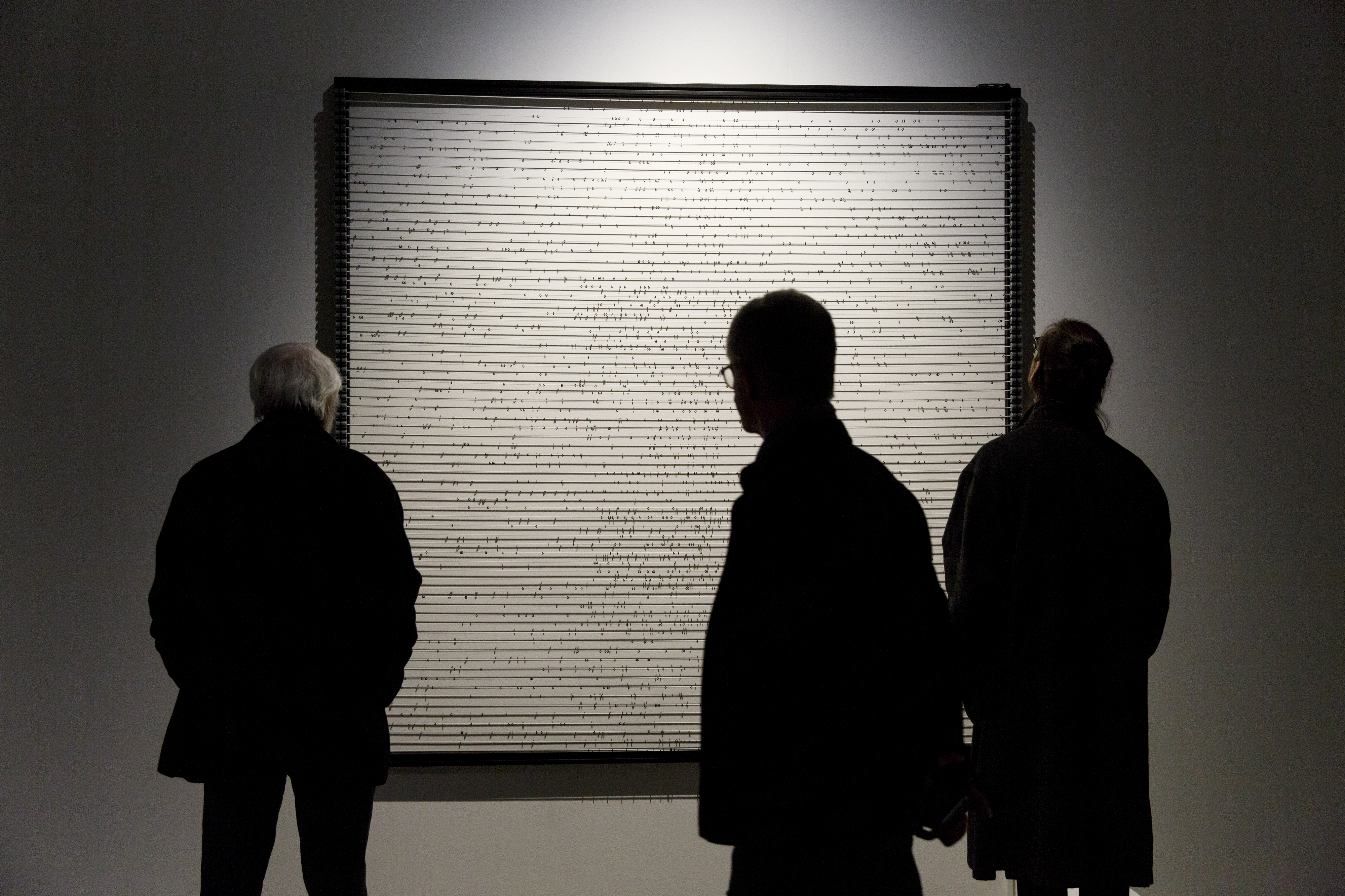 Blick in die Ausstellung »DIA-LOGOS. Ramon Llull und die Kunst des Kombinierens« 