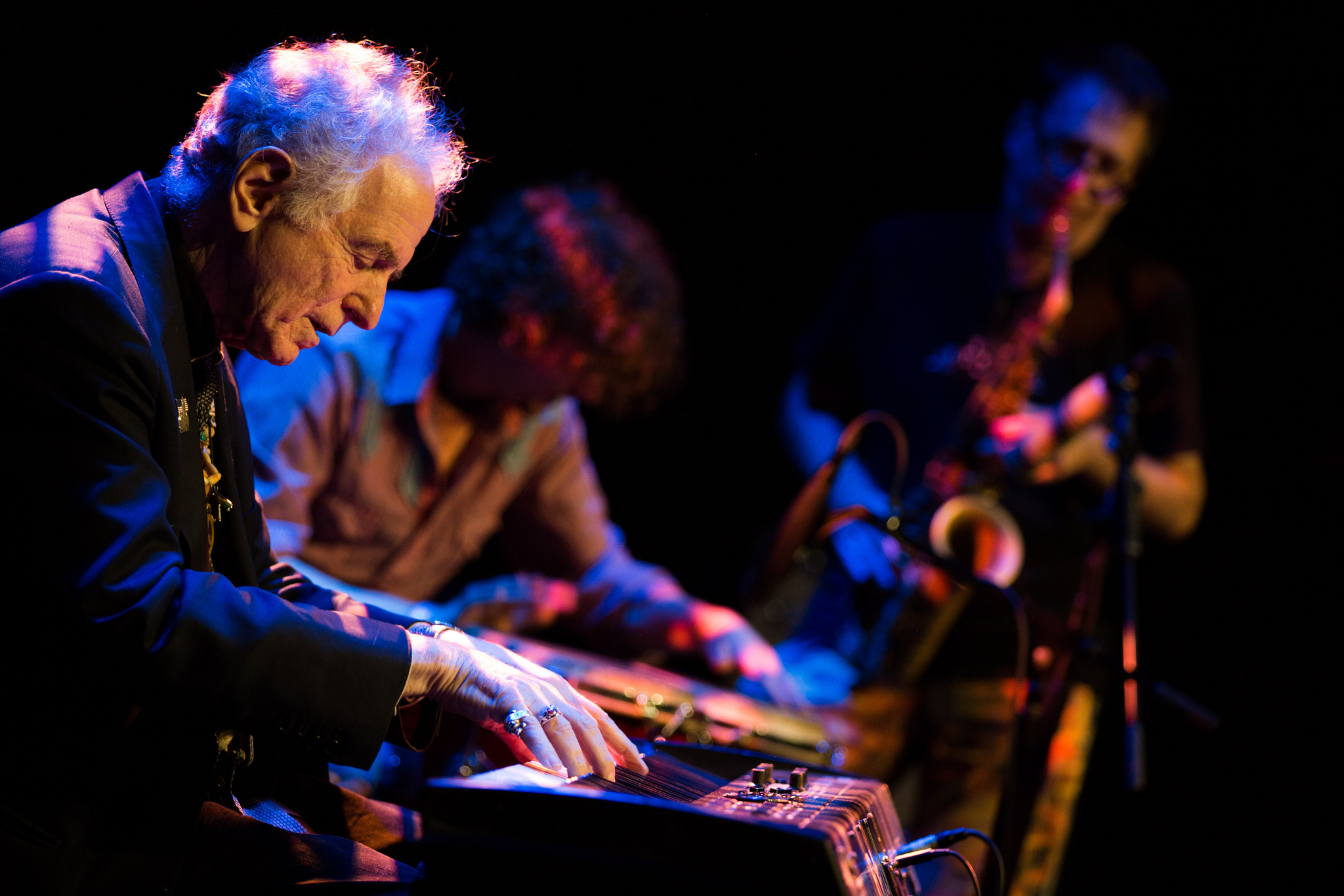 David Amram am Kalvier