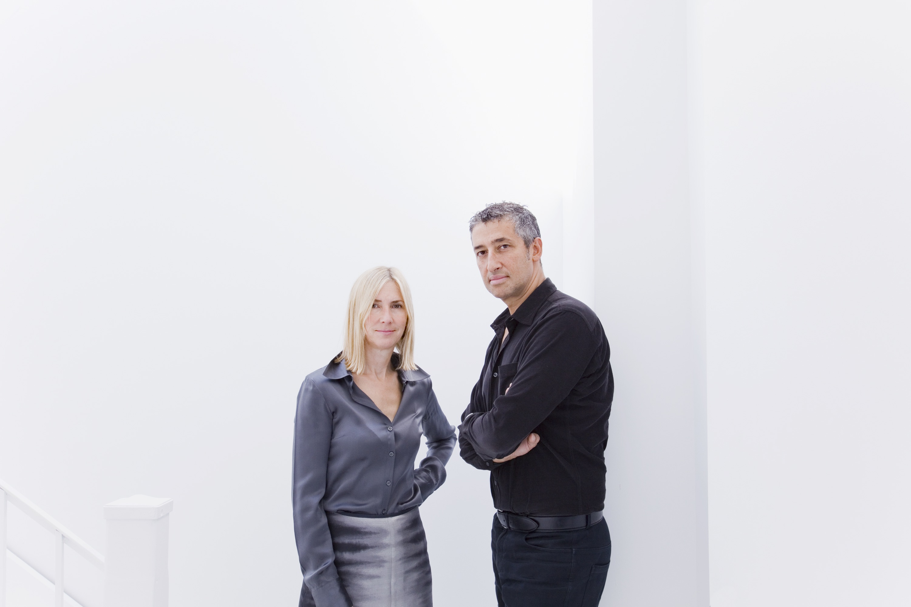 Portrait des Architektenduo Hani Rashid und Lise Anne Couture