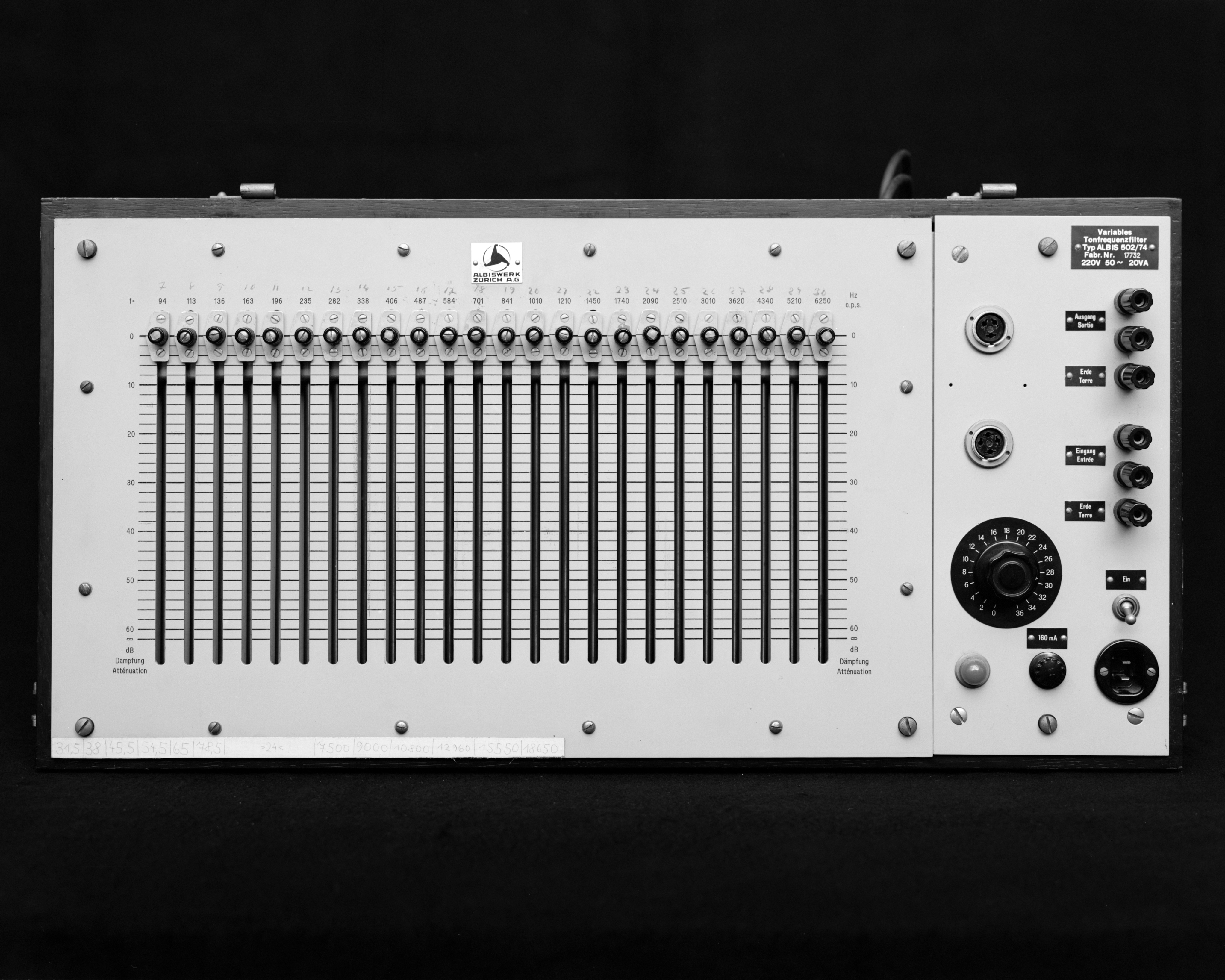 Geräte aus dem historischen Studio Hermann Heiß