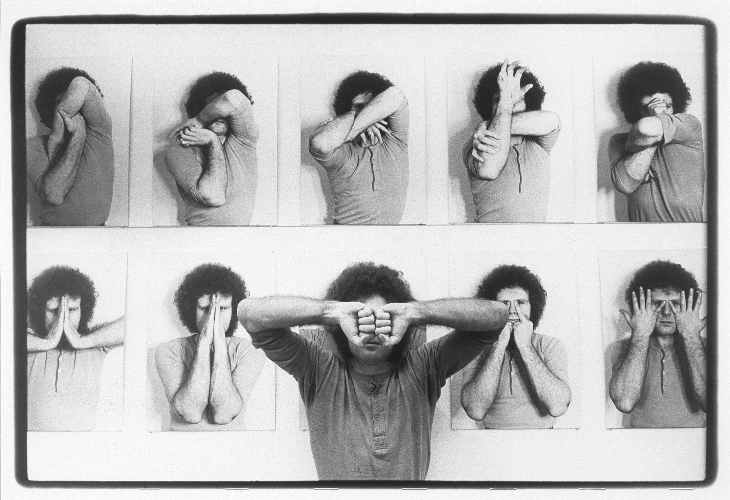 Klaus Rinke vor „Mutationen“ (Detail),  Kunsthalle Düsseldorf