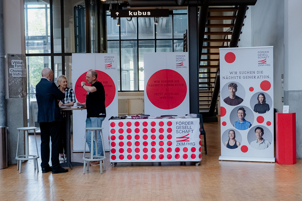 Booth of the Support Association ZKM / HfG e.V.