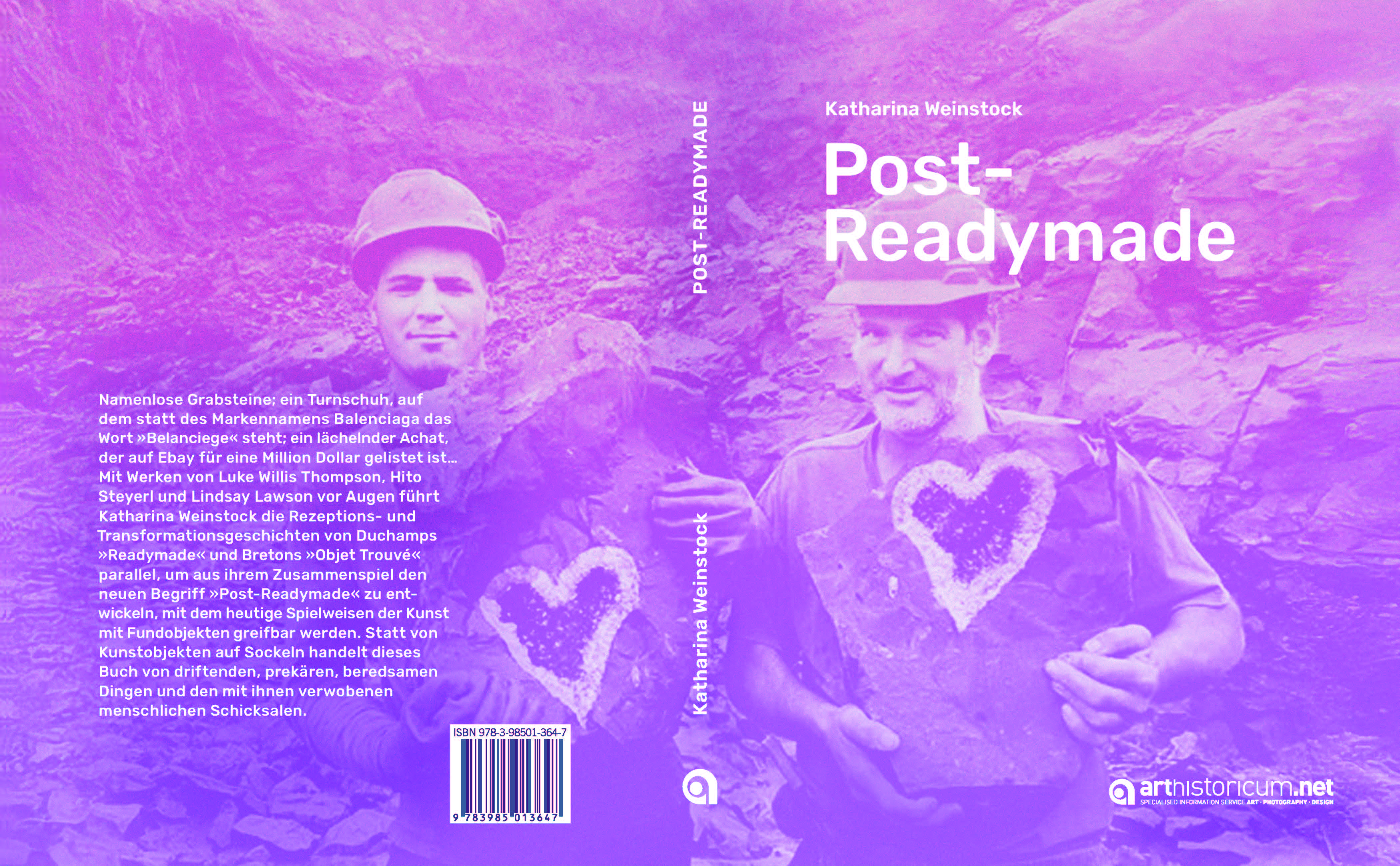The cover of Katharina Weinstock's book Post-Readymade is shown. 