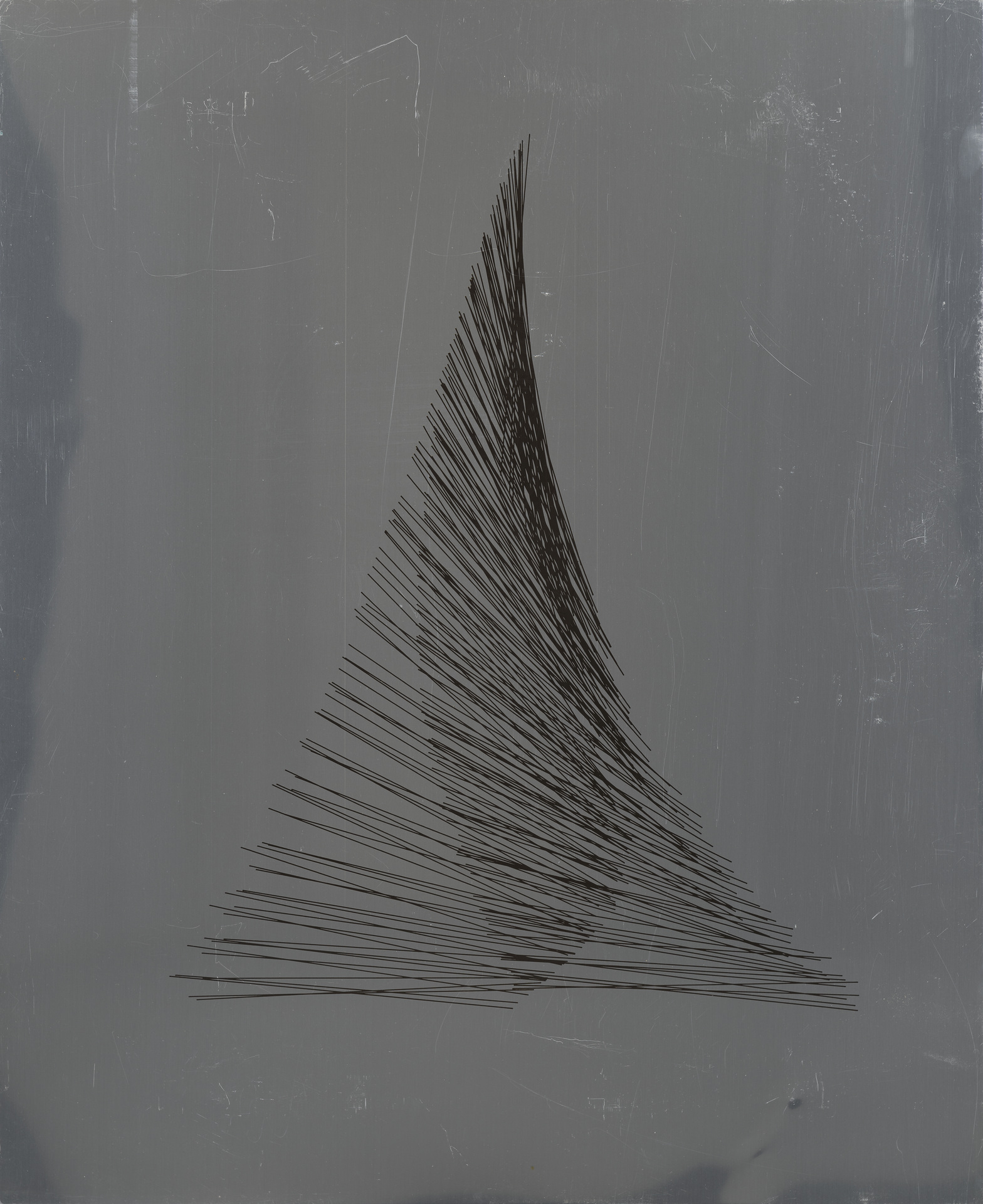 Random superposition and explosion of straight lines