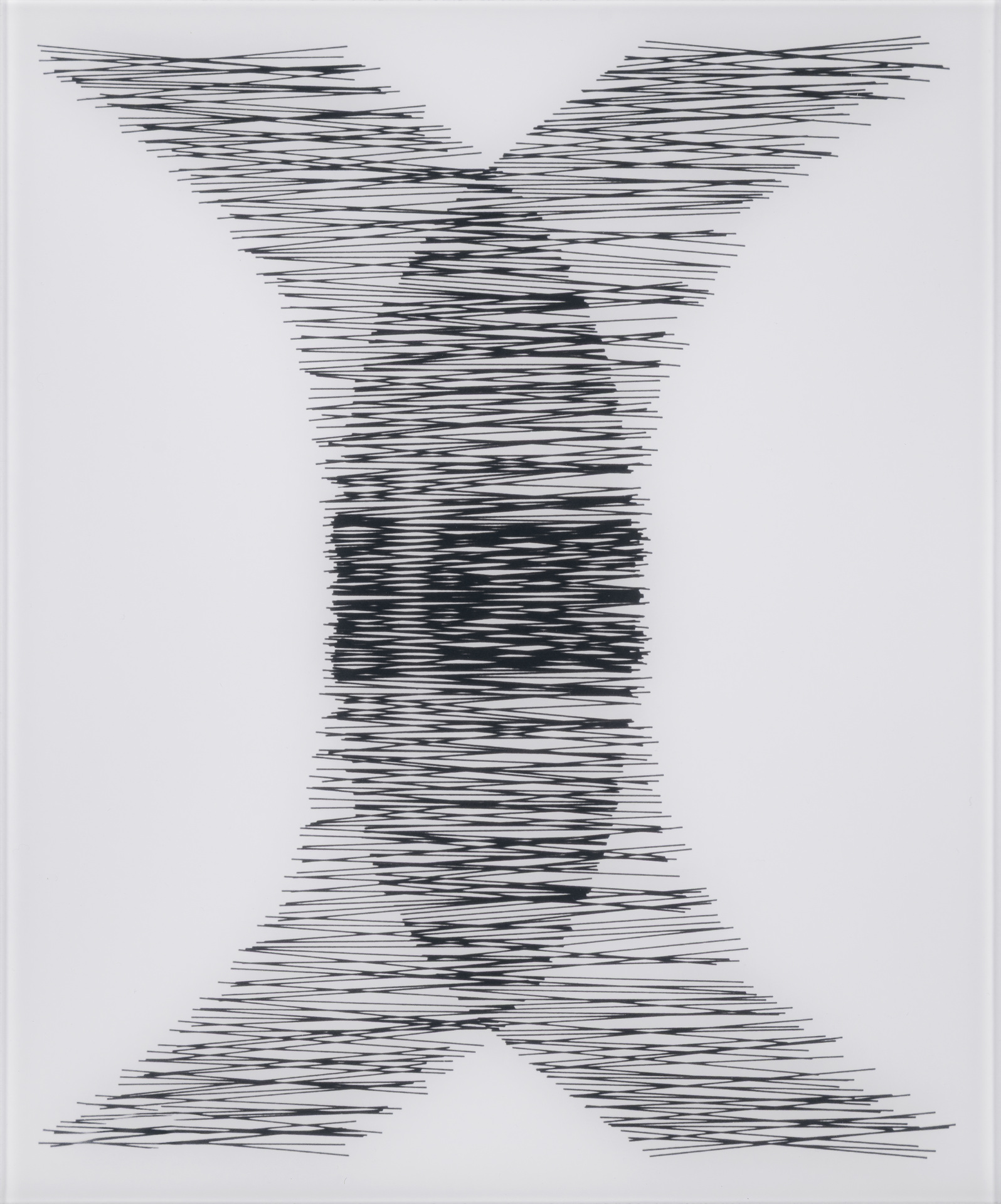 Random superposition and explosion of straight lines