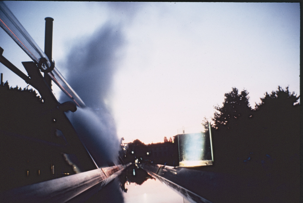 Dokumentation des C.A.V.S. Projekt »Centerbeam« in Kassel zur documenta 6, 1977