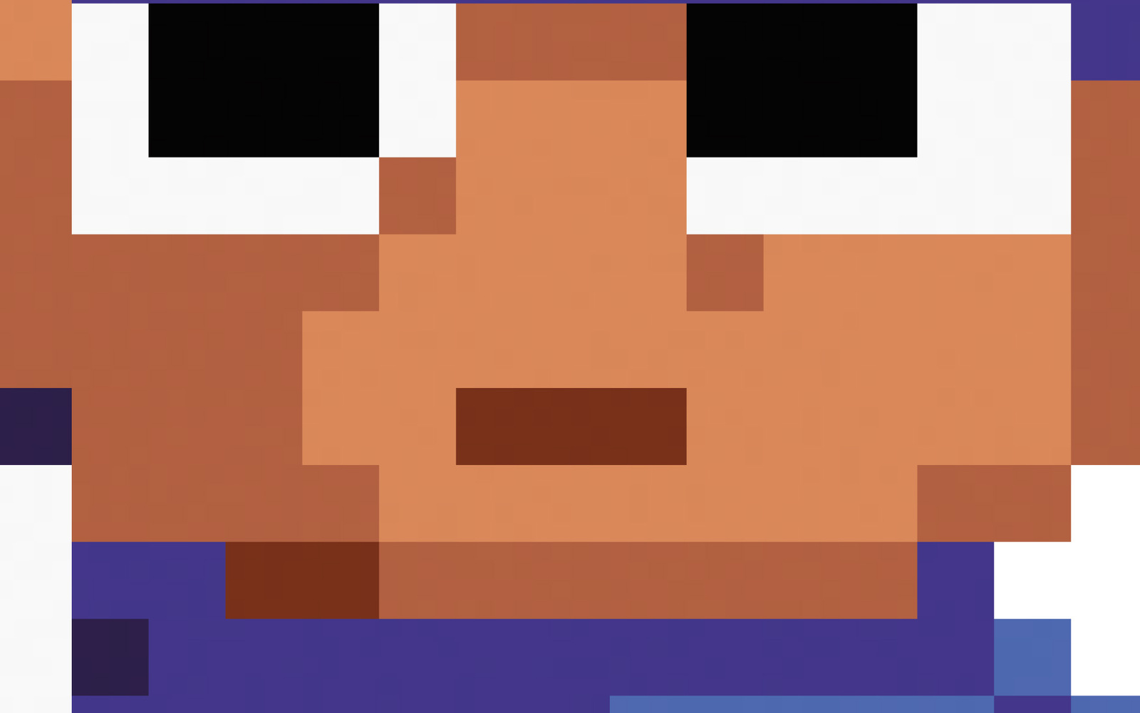 Ein verpixeltes Männchen