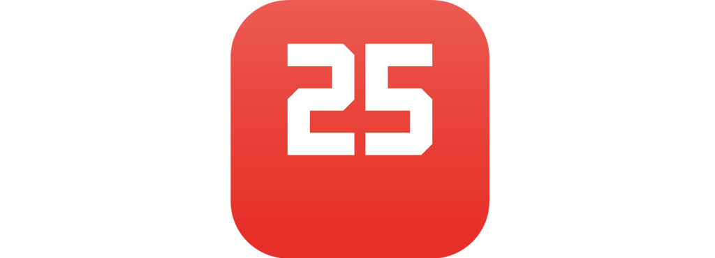 Eine große 25