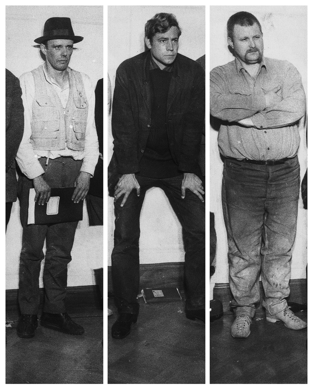 Portraits von Joseph Beuys, Bazon Brock und Wolf Vostell
