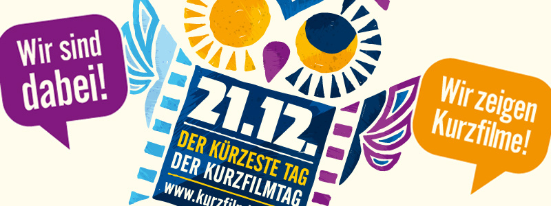 Eine bunte, gezeichnete Eule