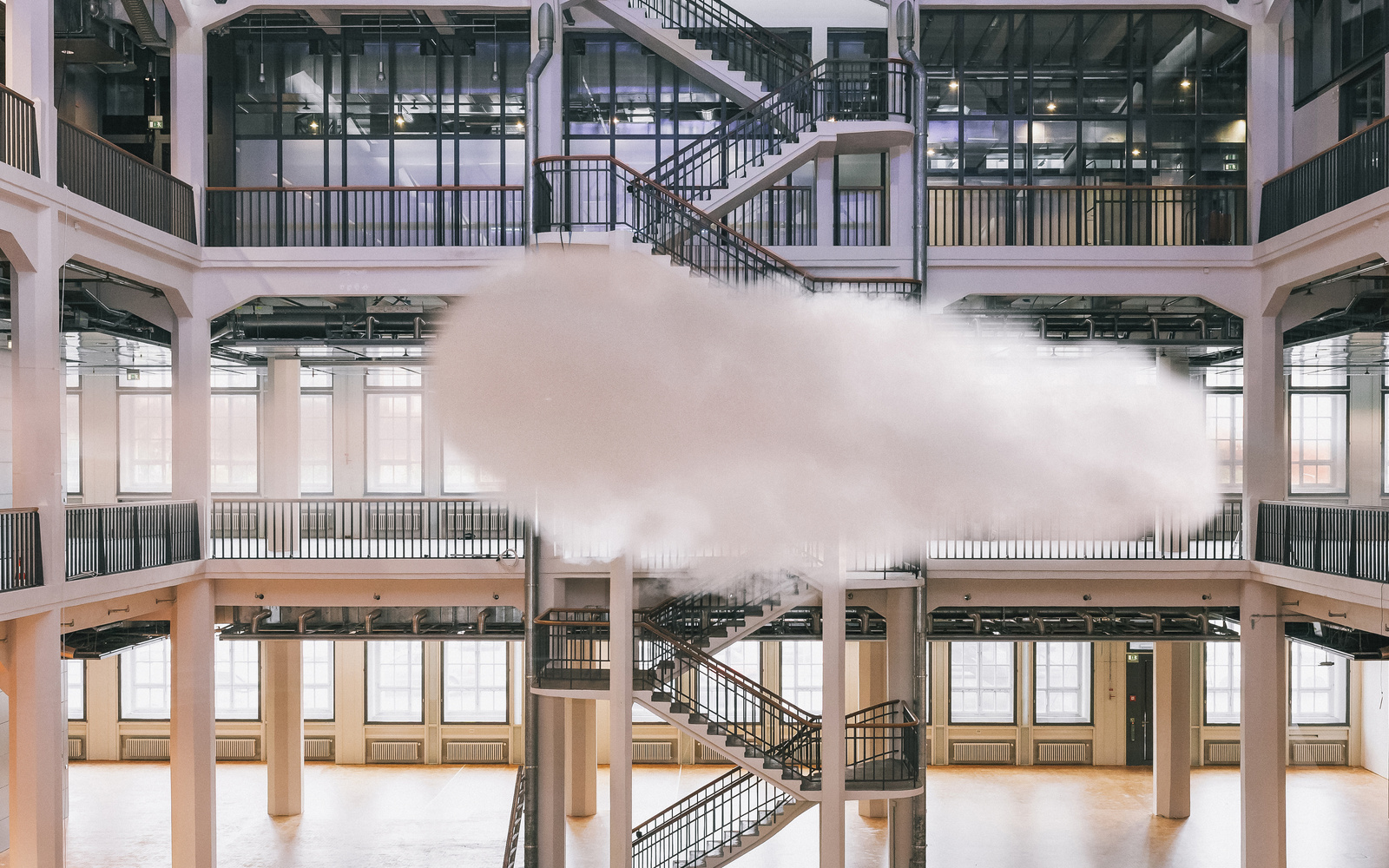 Eine Wolke im ZKM