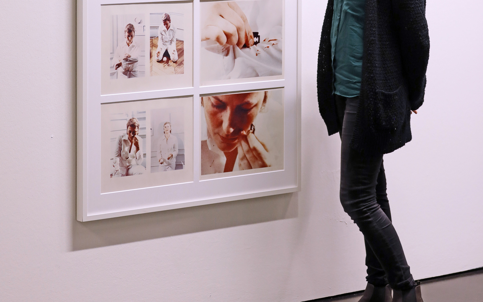 Blick in die Ausstellung »FEMINISTISCHE AVANTGARDE der 1970er-Jahre«