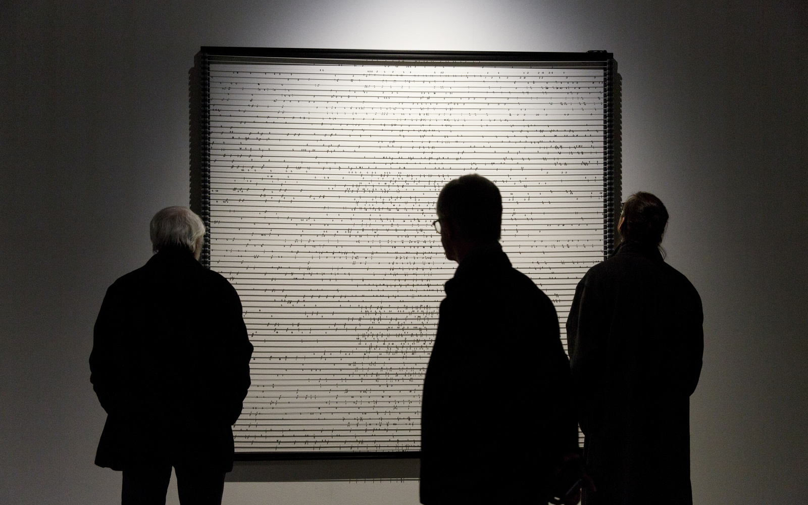 Blick in die Ausstellung »DIA-LOGOS. Ramon Llull und die Kunst des Kombinierens« 