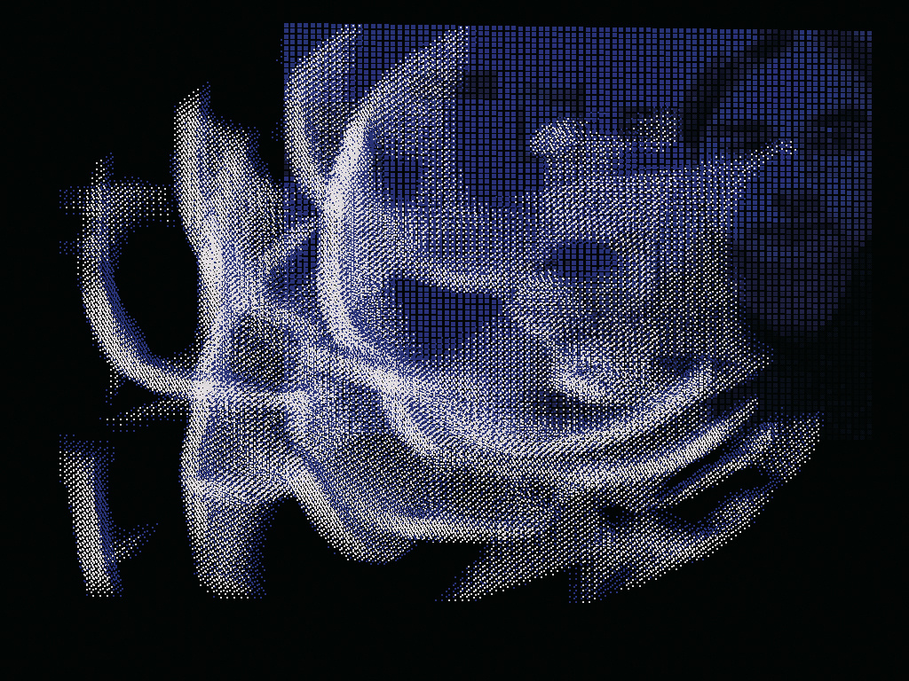 Installation view "Liquid Perceptron"