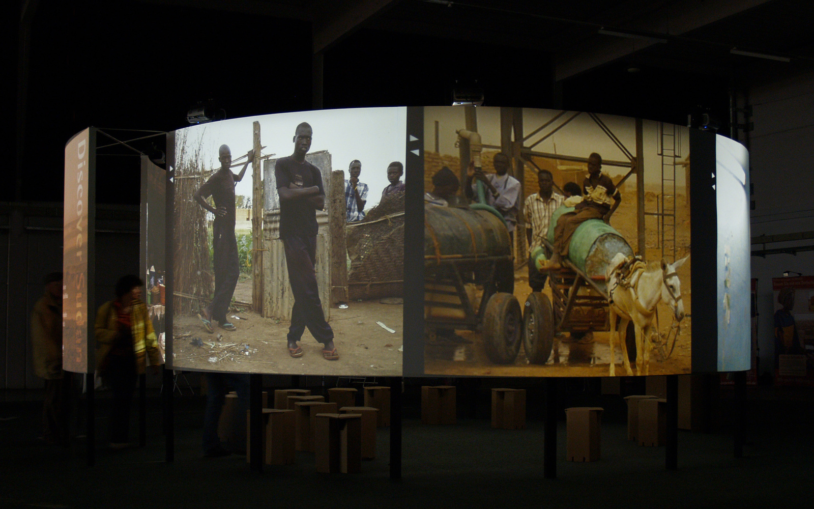 Installation view "Discover Sudan"