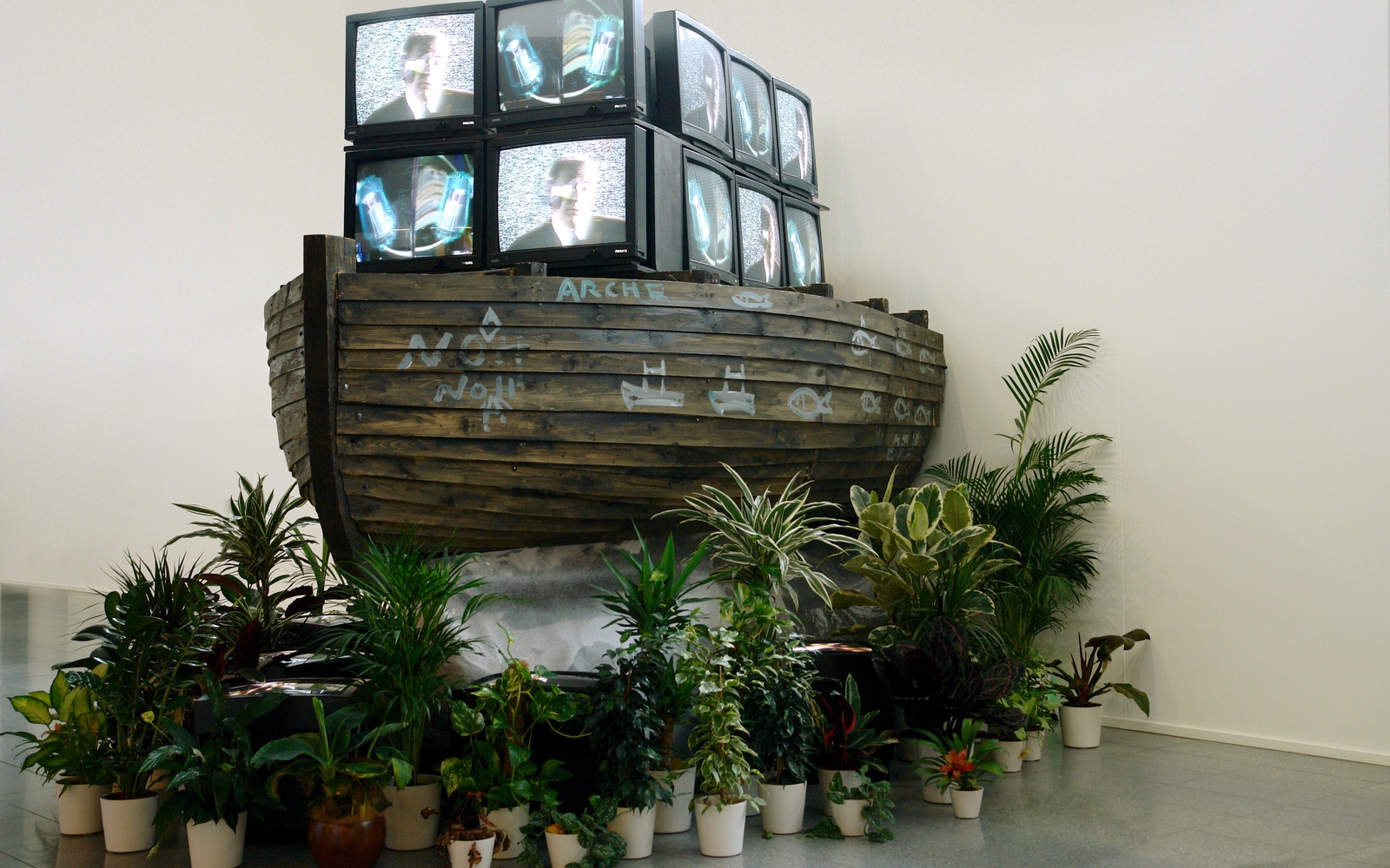 Nam June Paik, »Arche Noah«, 1989, ZKM | Karlsruhe 